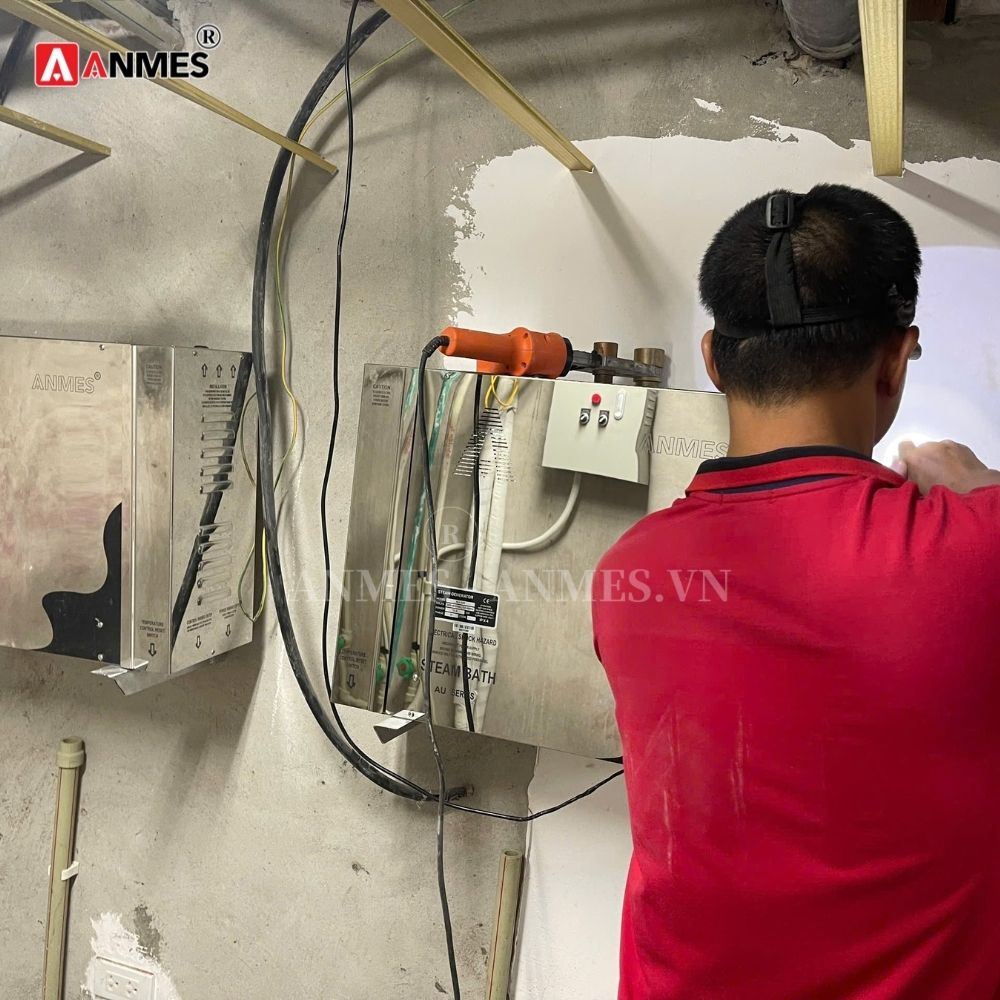 ANMES - Đơn vị lắp đặt máy xông hơi ướt chính hãng, giá tốt